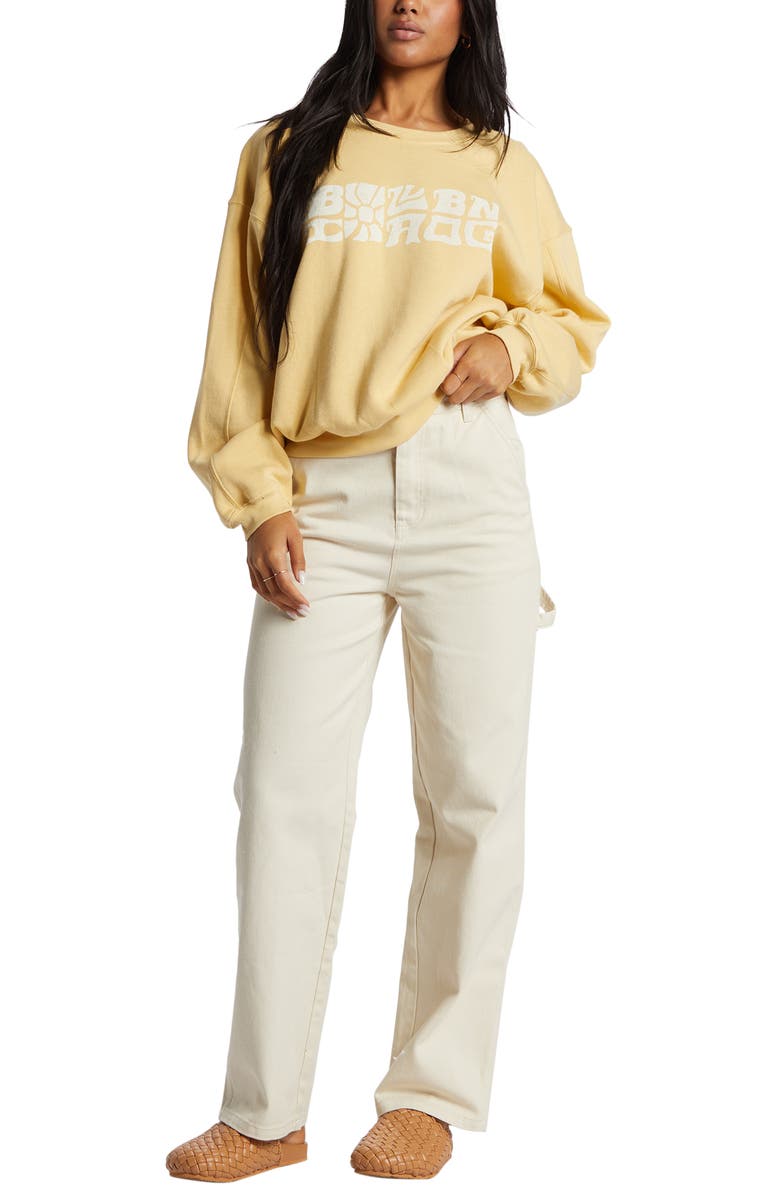 Billabong Twisties Kendall Graphic Cotton Blend Crewneck Sweatshirt, Alternate, color, 