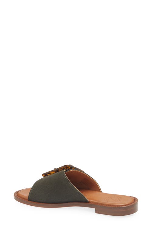 Penelope Chilvers Biarritz Buckle Sandal In Khaki