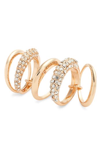 Open Edit Stacked Illusion Set Of 3 Rings