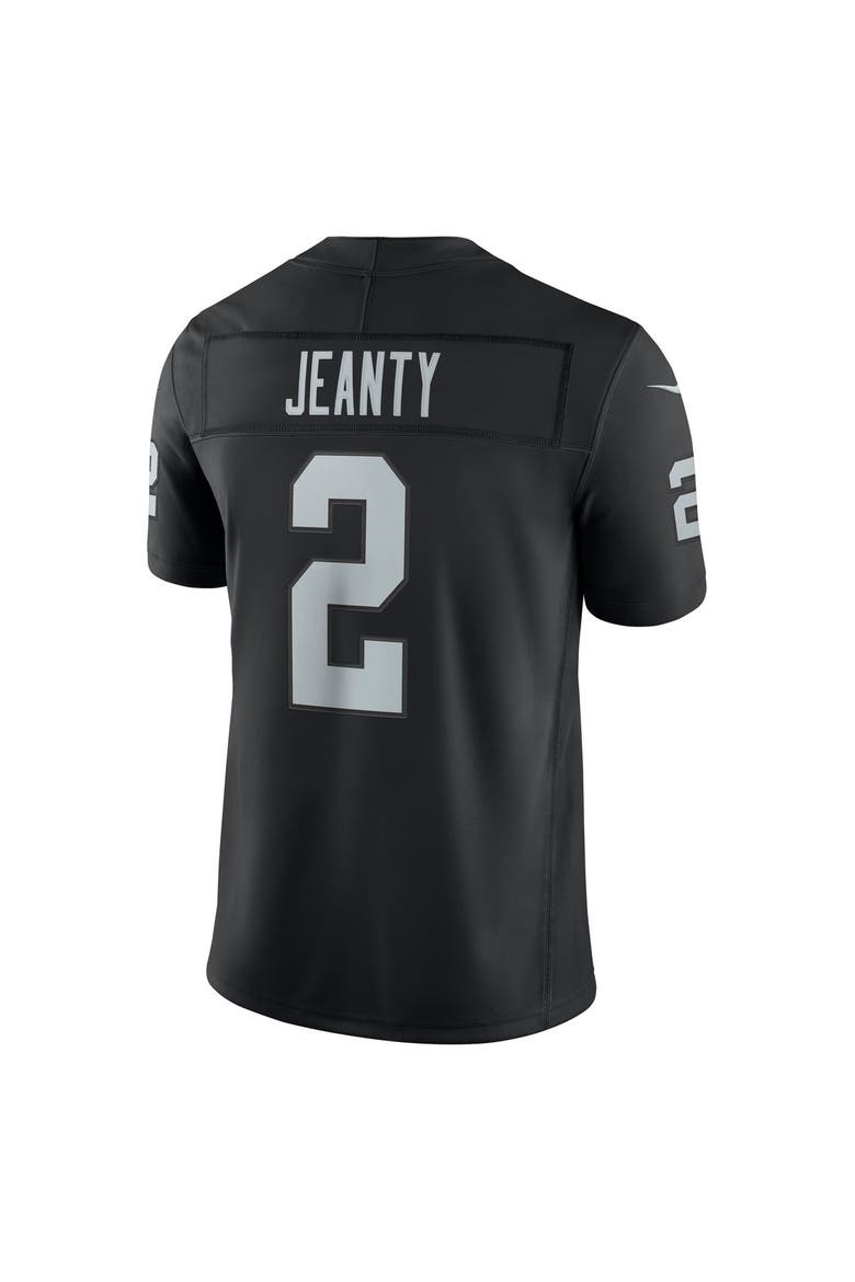 Men's Nike Ashton Jeanty Black Las Vegas Raiders Team Vapor F.U.S.E. Stitched Limited Jersey, Alternate, color, Black