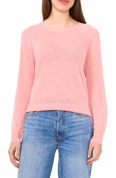 Halogen® Crewneck Raglan Sleeve Sweater
