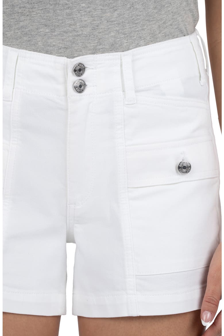 Jane Patch Pocket Denim Shorts, Alternate, color, OPTIC WHITE