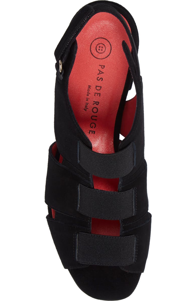 Pas de Rouge Fleur Sandal, Alternate, color,