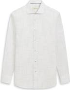 Bugatchi Axel Geo Print Stretch Button-Up Shirt