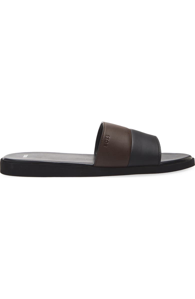 BOSS Darrel Slide Sandal, Alternate, color, Black