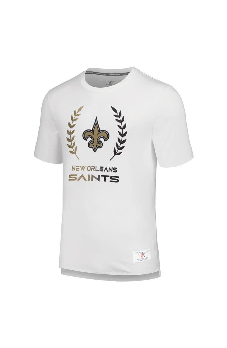 Tommy Hilfiger Men's Tommy Hilfiger White New Orleans Saints Miles T-Shirt, Alternate, color, 