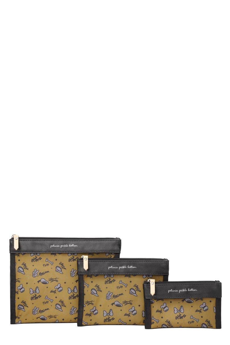 Disney Mickey Mouse 3-Piece Organizer Clutch Set, Main, color, YELLOW