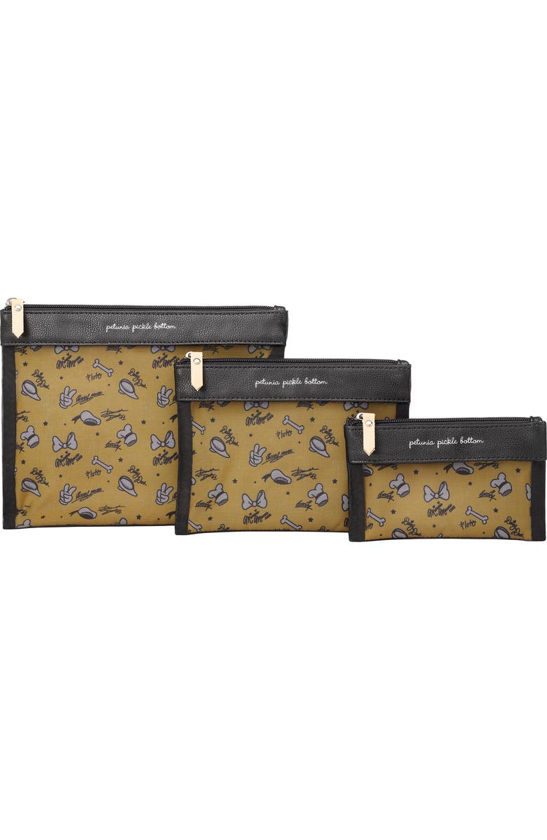 Petunia Pickle Bottom Disney Mickey Mouse 3-Piece Organizer Clutch Set, Main, color,