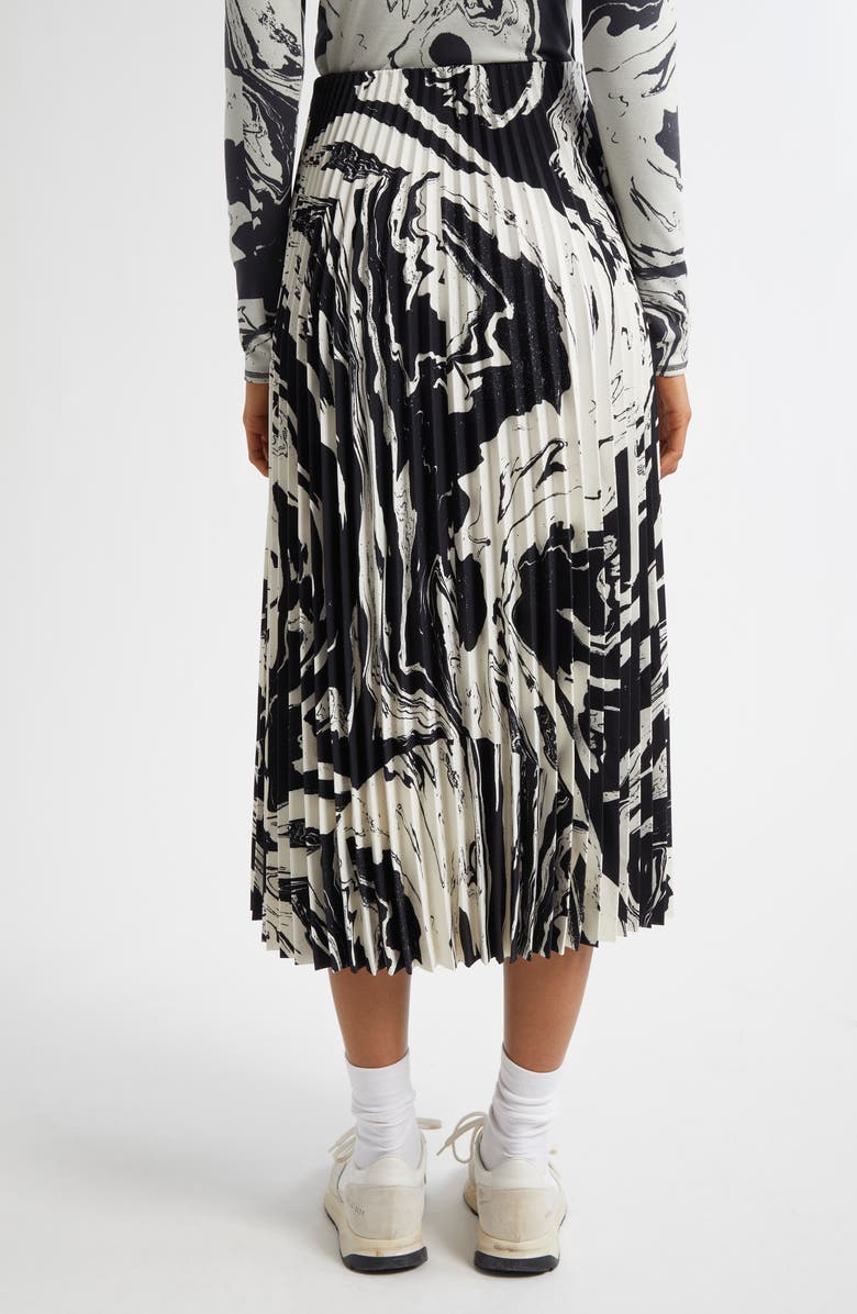 Marimekko Myy Marras Pleated Maxi Skirt, Alternate, color,