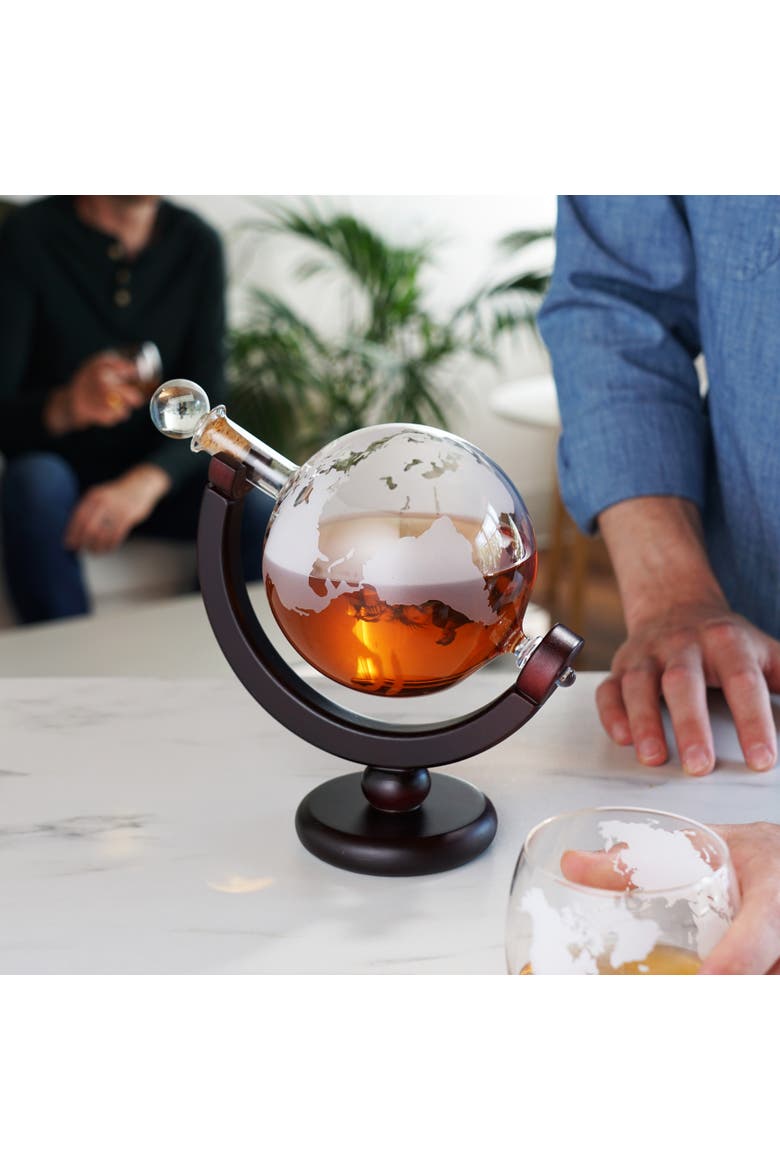 Globe Liquor Decanter, Alternate, color, Clear