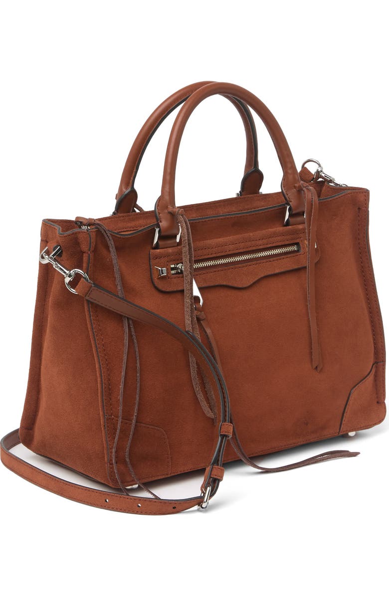 Rebecca Minkoff Regan Leather Satchel Tote, Alternate, color,