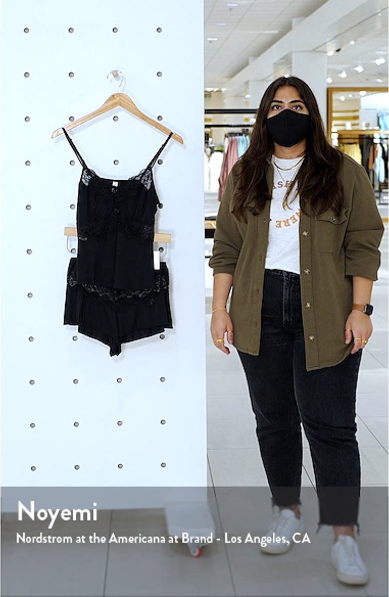 Lace Trim Short Pajamas, sales video thumbnail