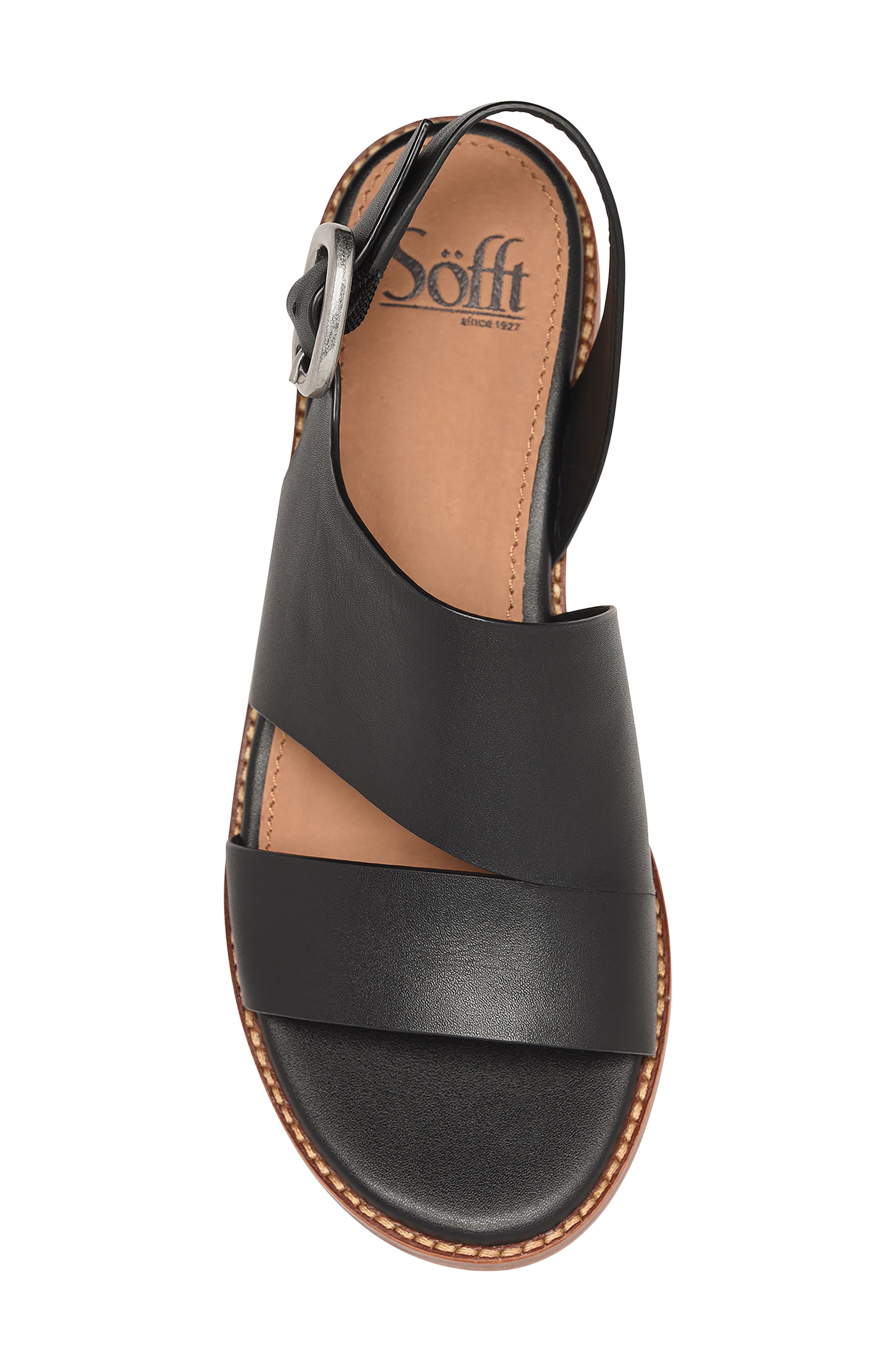 Söfft Nivian Slingback Sandal, Alternate, color, Black