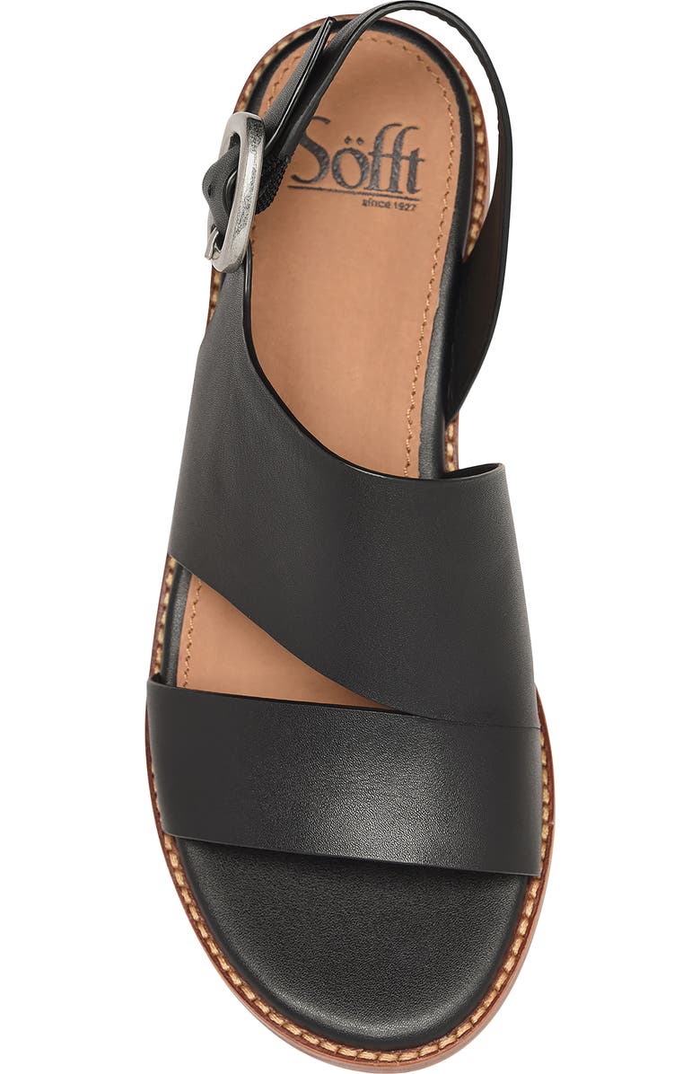 Söfft Nivian Slingback Sandal, Alternate, color, Black