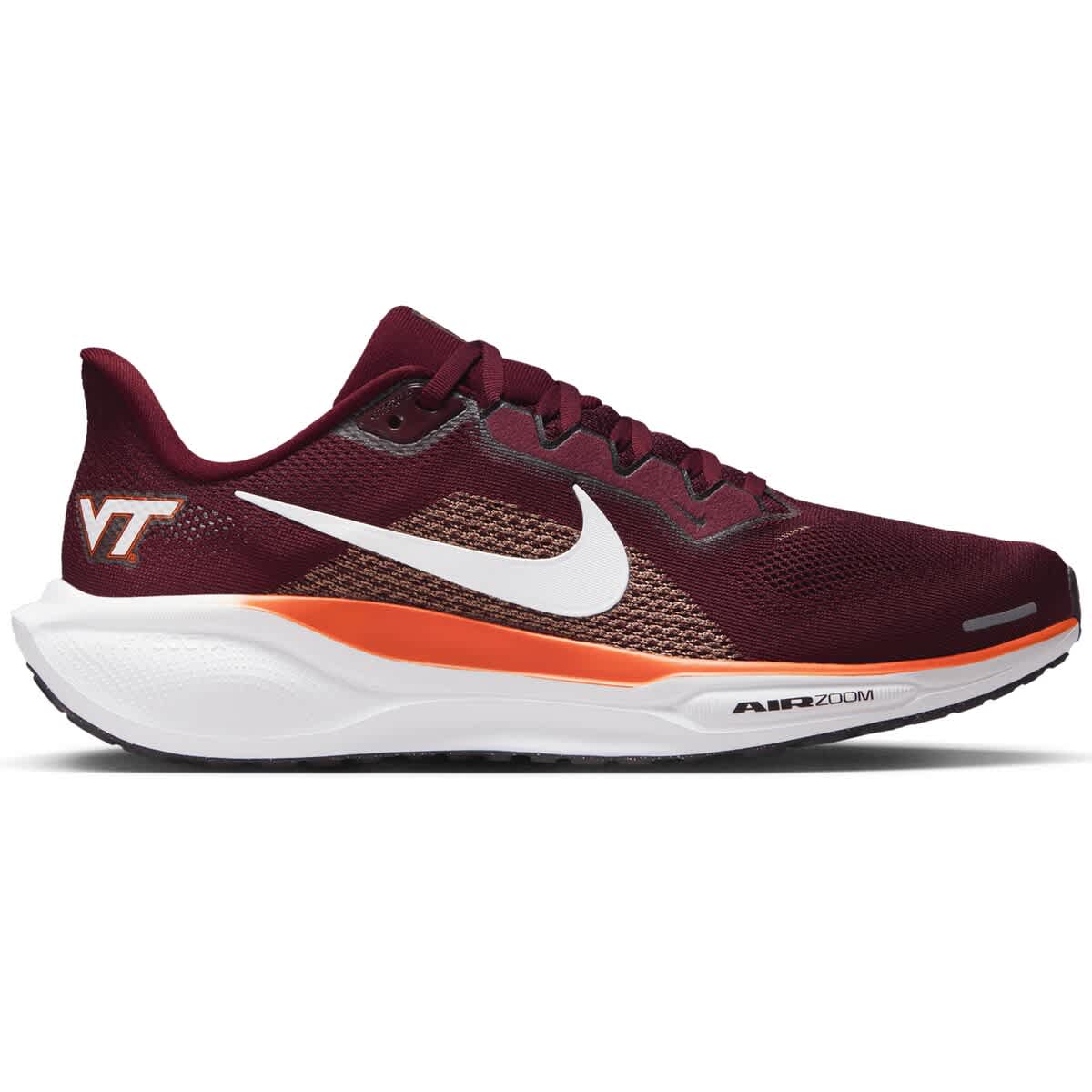 Nike Unisex Nike Maroon Virginia Tech Hokies Zoom Pegasus 41 Running Shoes, Main, color, Maroon