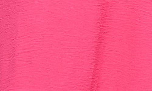 Shop Sl Fashions V-neck Puff Sleeve Dress In Fuchsia