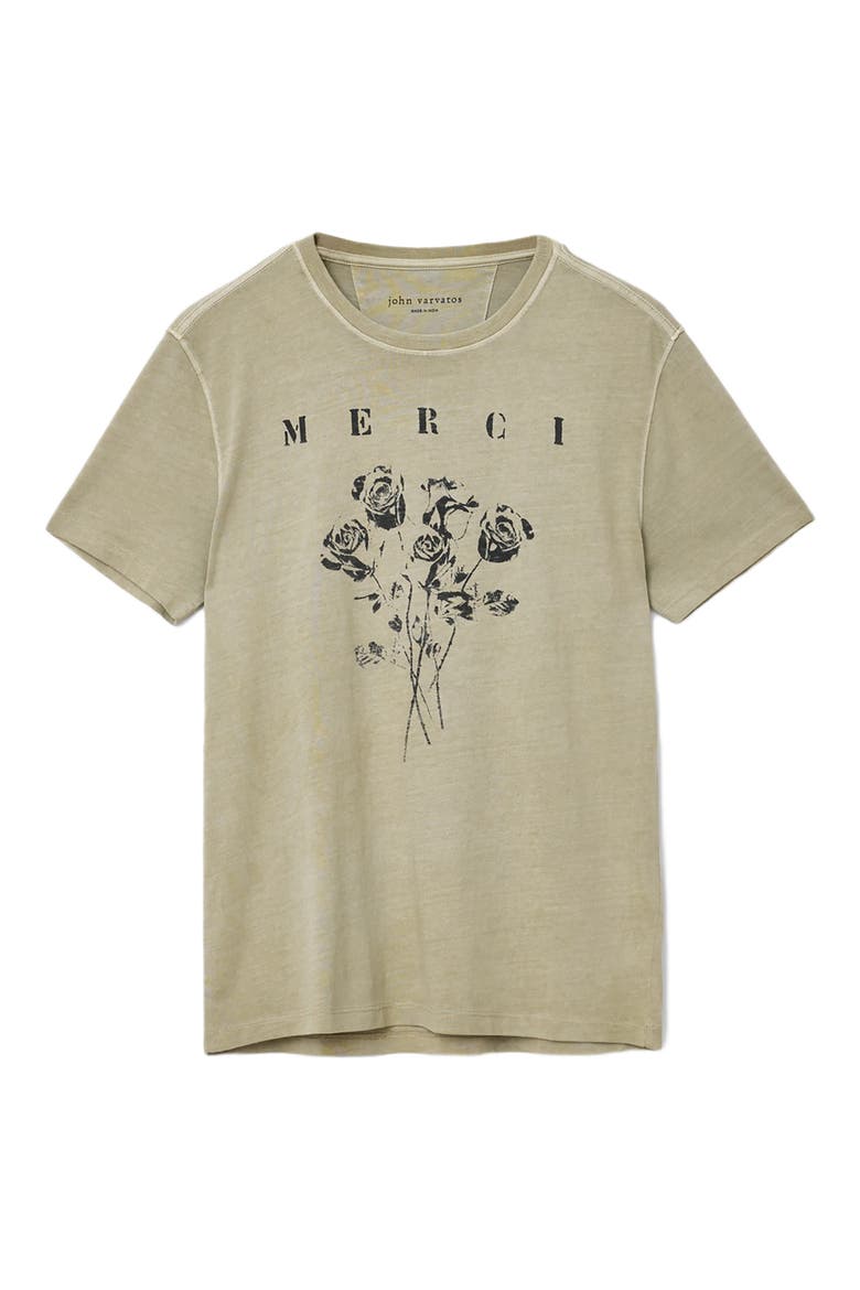 Merci Graphic T-Shirt, Alternate, color, HAZE GREY