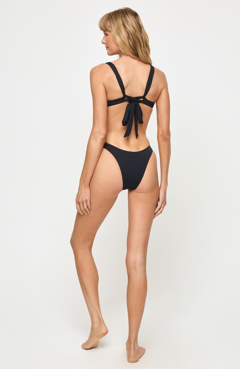 LSPACE Donnie Bitsy Swim Bottoms, Alternate, color, Black