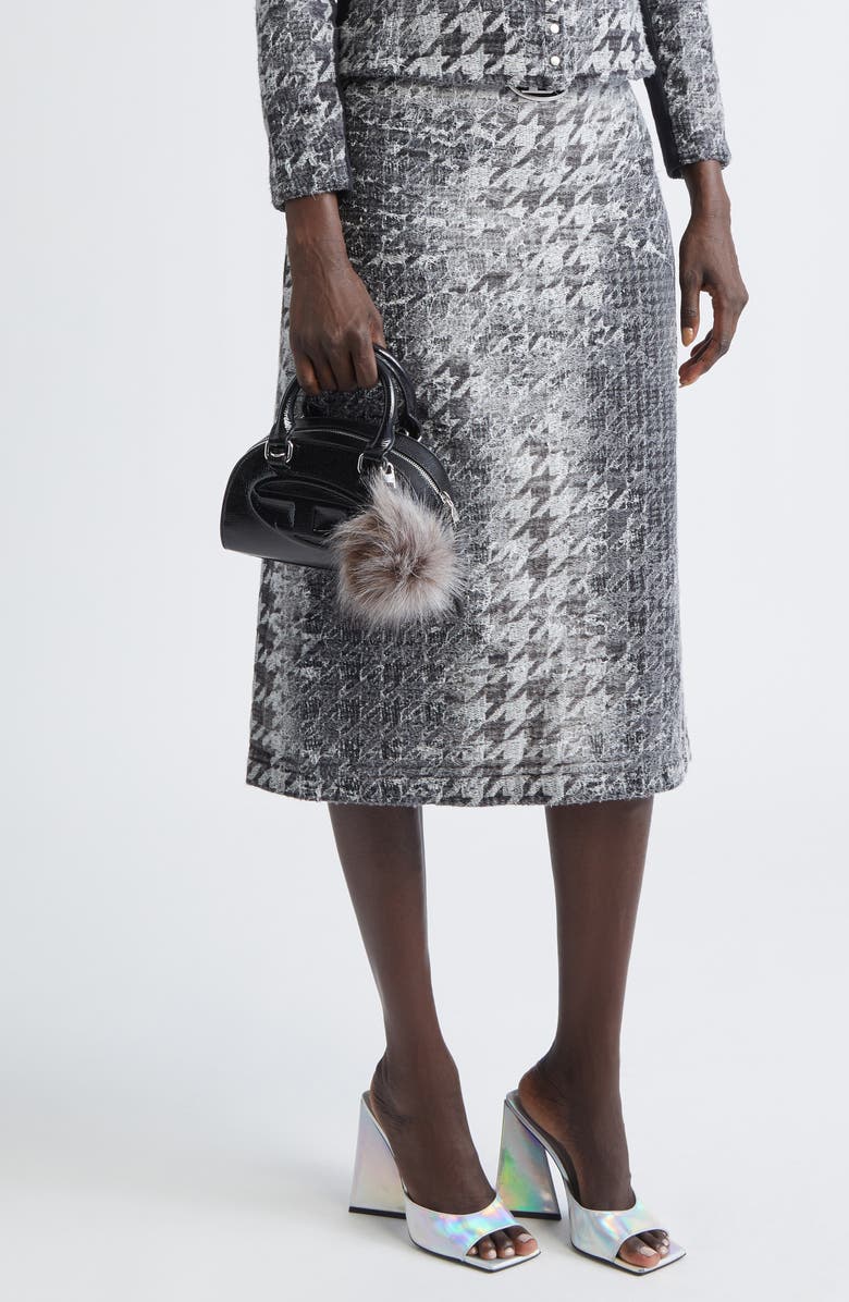 DIESEL<sup>®</sup> 1Dr 2.0 Dome Logo Lizard Embossed Leather Crossbody Bag, Alternate, color,