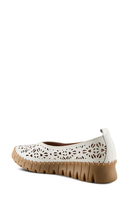 Spring Step Carosa Platform Sneaker In White