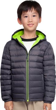 Rokka&Rolla Kids' Ultra Light Quilt Packable Down Jacket
