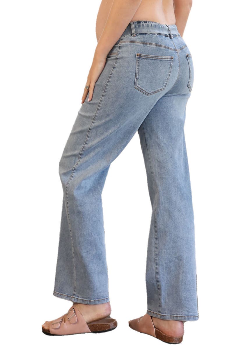 Angel Maternity Maternity Wide Leg Jeans, Alternate, color, 