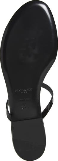 Cassandra YSL Logo T-Strap Sandal