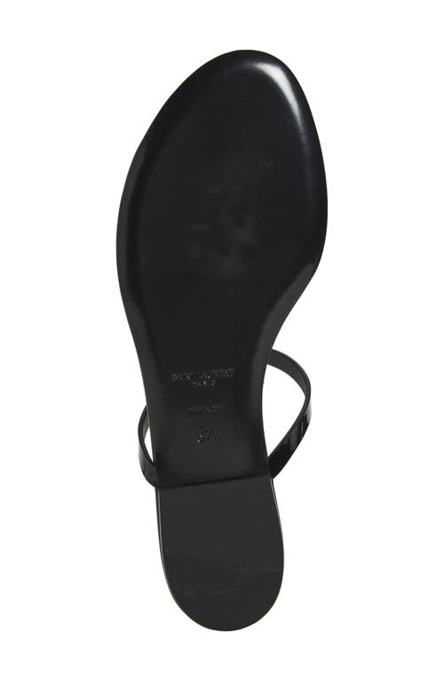 SAINT LAURENT SAINT LAURENT CASSANDRA YSL LOGO T-STRAP SANDAL 