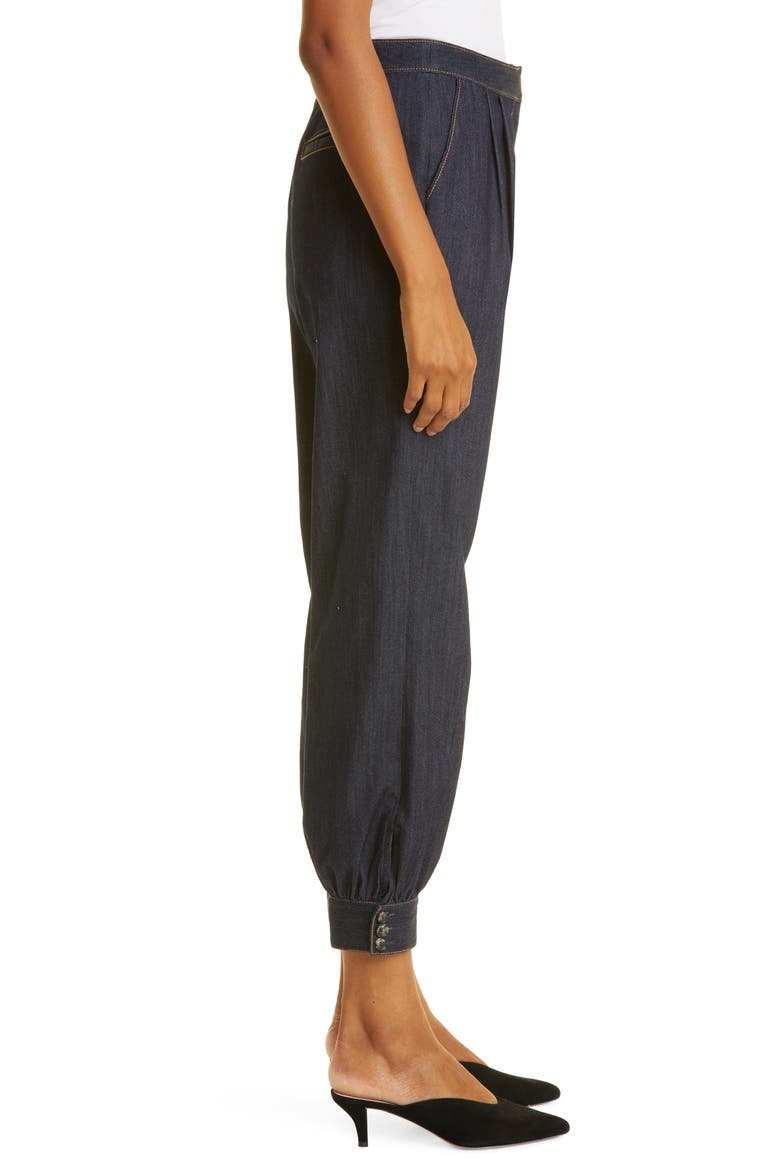 Carrie Cotton Blend Jogger Jeans, Alternate, color, INDIGO