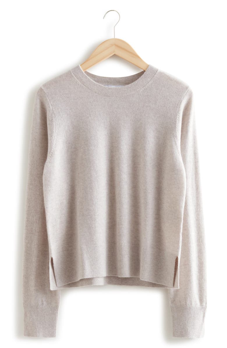& Other Stories Cashmere Crewneck Sweater, Alternate, color,