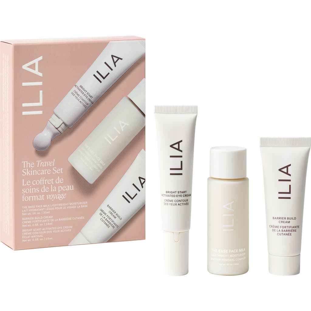 Ilia The Travel Skin Care Set $94 Value In Transparent