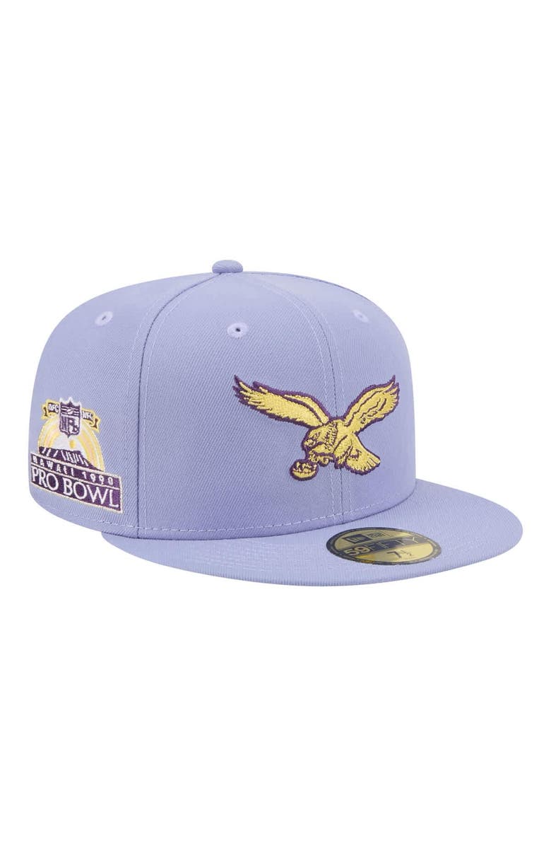New Era Men's New Era Light Purple Philadelphia Eagles Lavender Bloom 59FIFTY Fitted Hat, Main, color, Light Purple