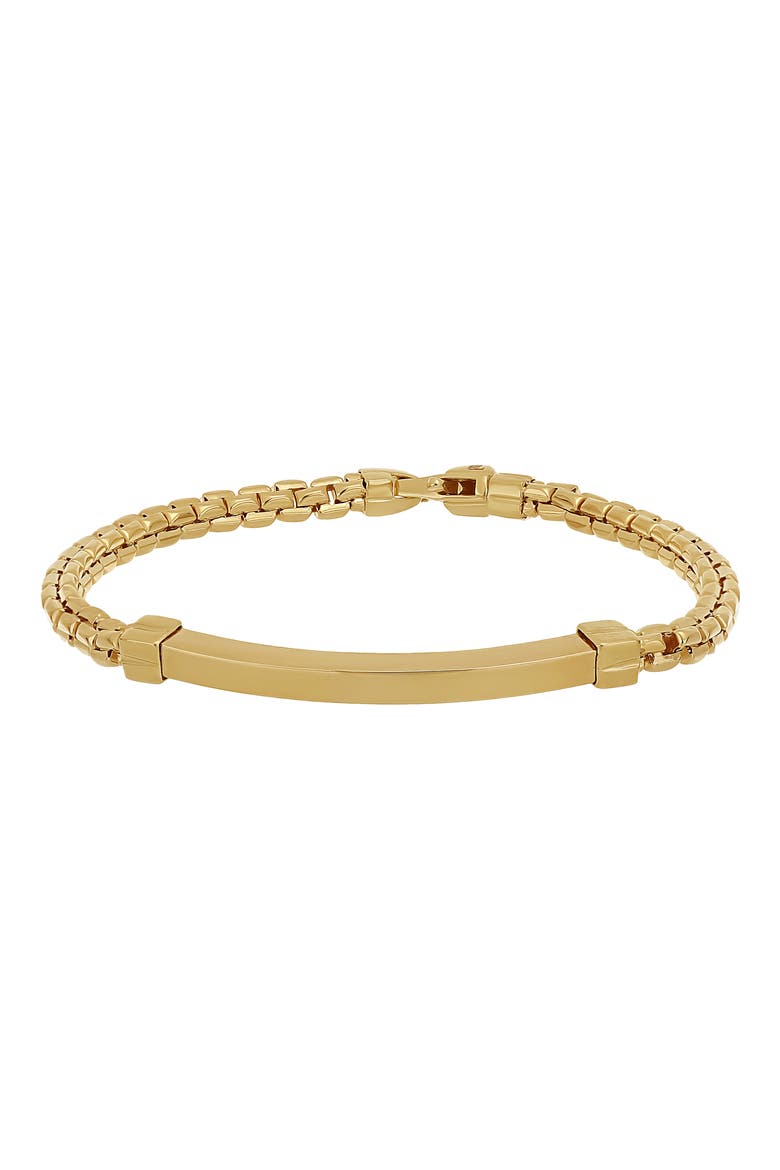 Men's 14K Gold ID Bracelet (Nordstrom Exclusive), Main, color, 14K YELLOW GOLD
