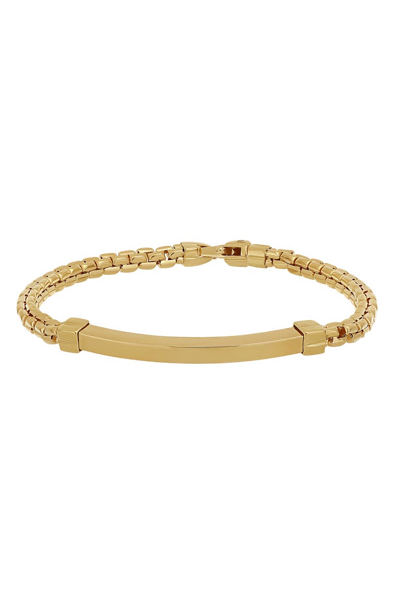 Bony Levy Men's 14K Gold ID Bracelet, Main, color, 14K Yellow Gold