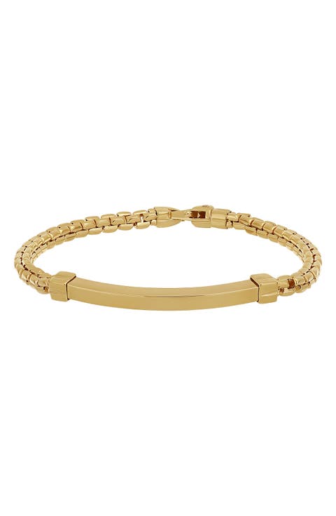 Men's 14K Gold ID Bracelet (Nordstrom Exclusive)