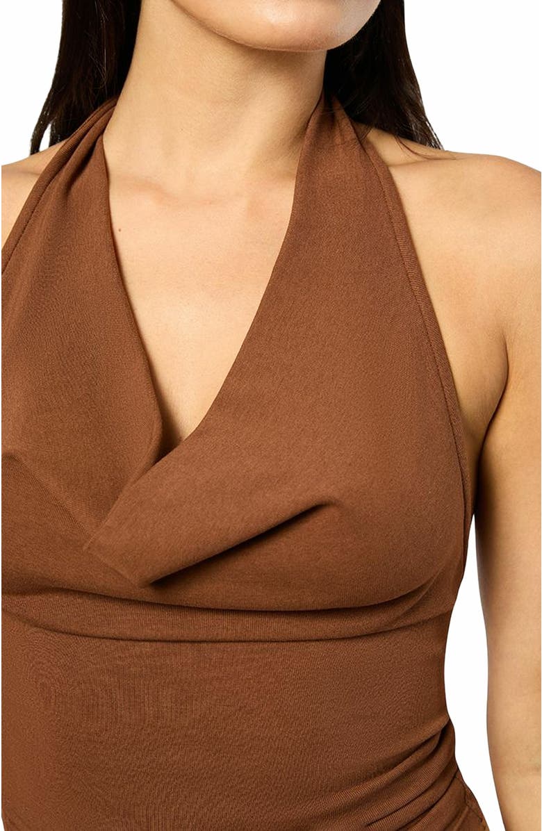 WeWoreWhat Halter Cowl Top, Alternate, color, 