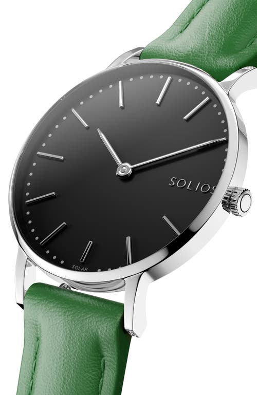 Solios Watches The Solar Classic | Black Dial