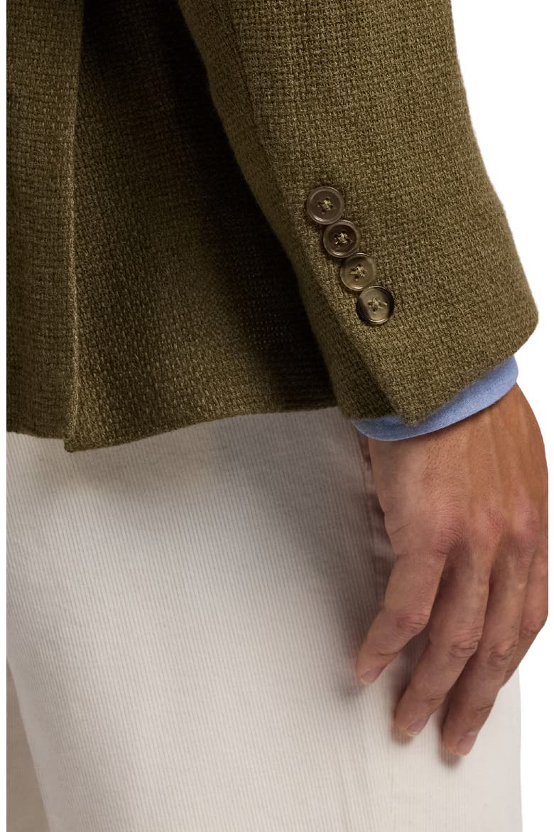 Open Weave Cashmere Sport Coat, Alternate, color, FERN GREEN