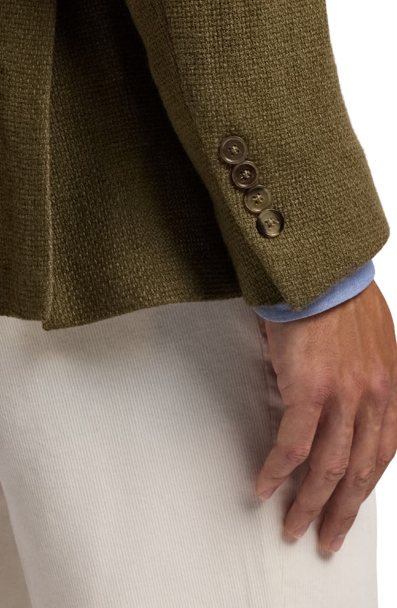 Ralph Lauren Purple Label Open Weave Cashmere Sport Coat, Alternate, color, Fern Green