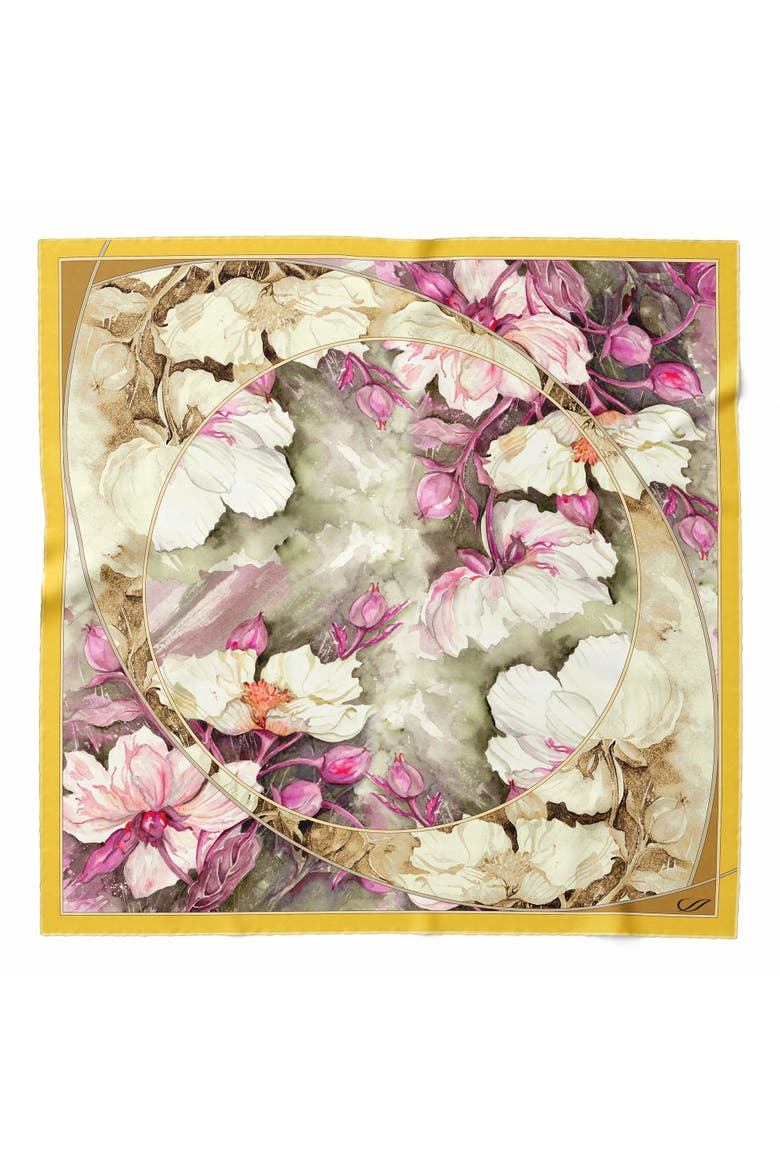 Odetta - Silk Bandana, Main, color, Gold