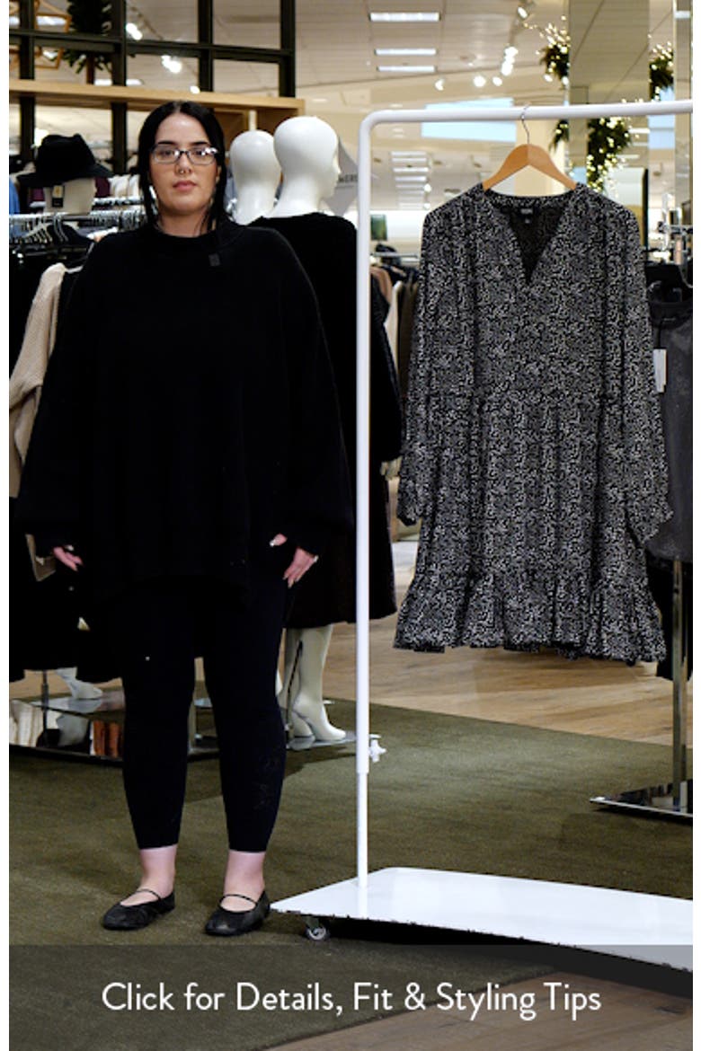 Print Long Sleeve Dress video