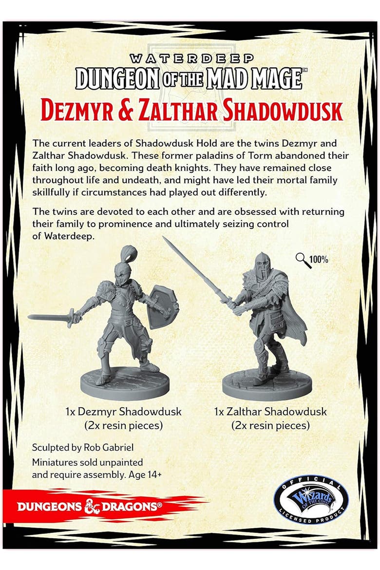 Gale Force Nine Dezmyr/Zathar Game Miniatures, Alternate, color, Multicolored