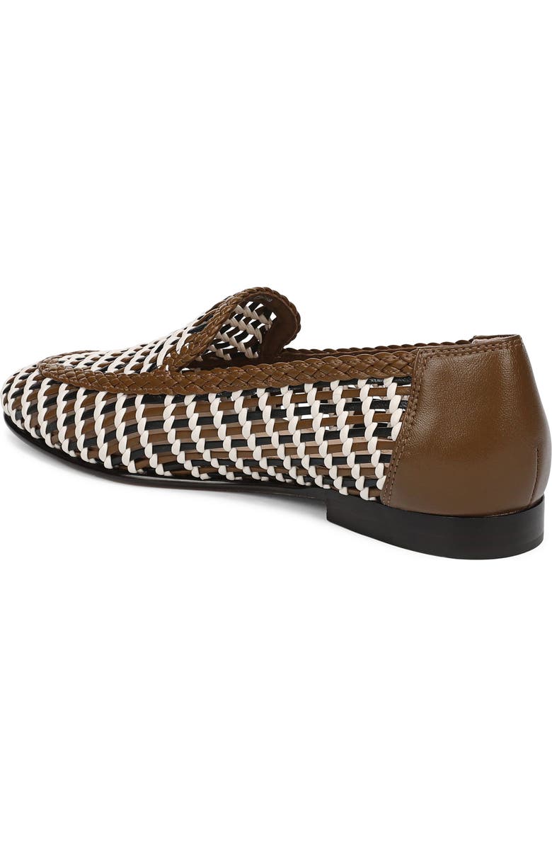 Veronica Beard Prilla Woven Loafer, Alternate, color, Brown Multi