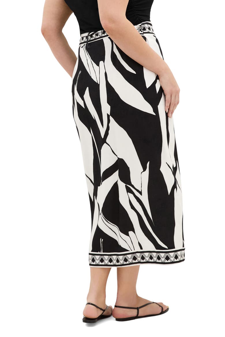 Mirage Print Wrap Maxi Skirt, Alternate, color, MIRAGE