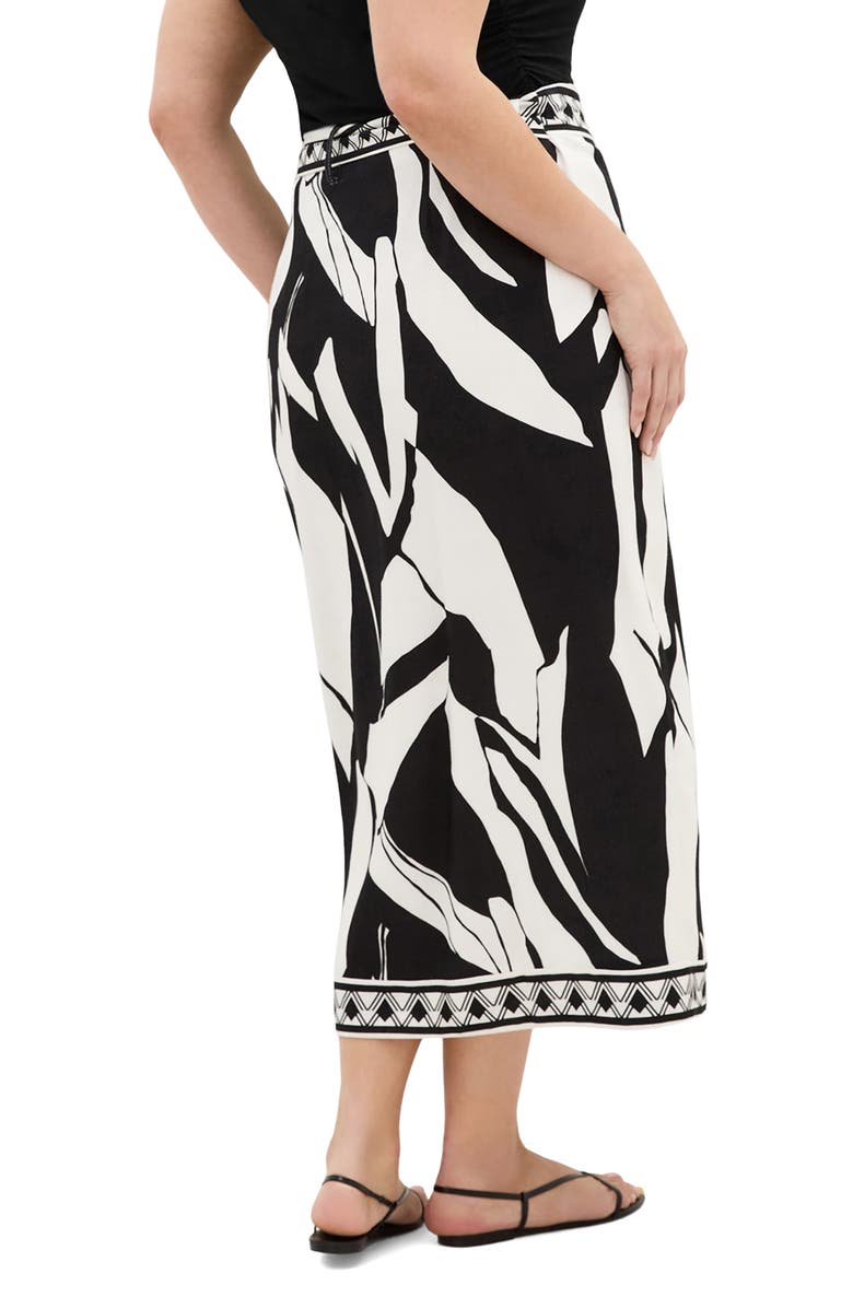 City Chic Mirage Print Wrap Maxi Skirt, Alternate, color, Mirage
