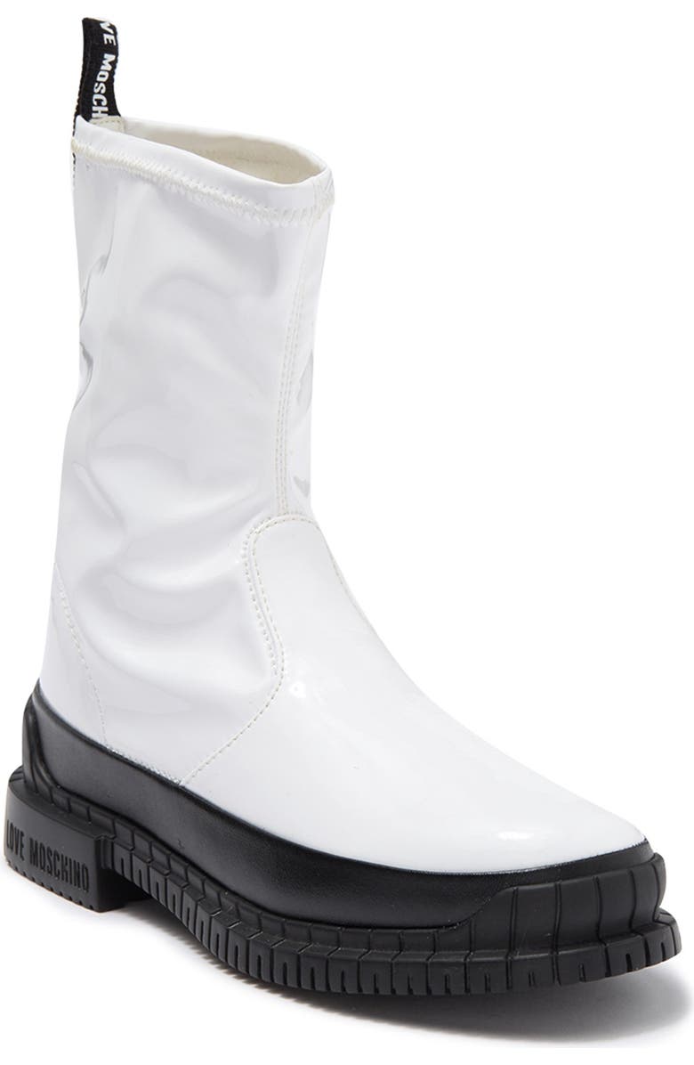 Love Moschino Modern Patent Boot, Main, color,