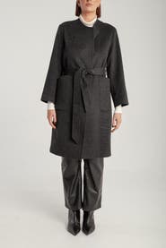 1982 Cashmere Belted Lapel Coat