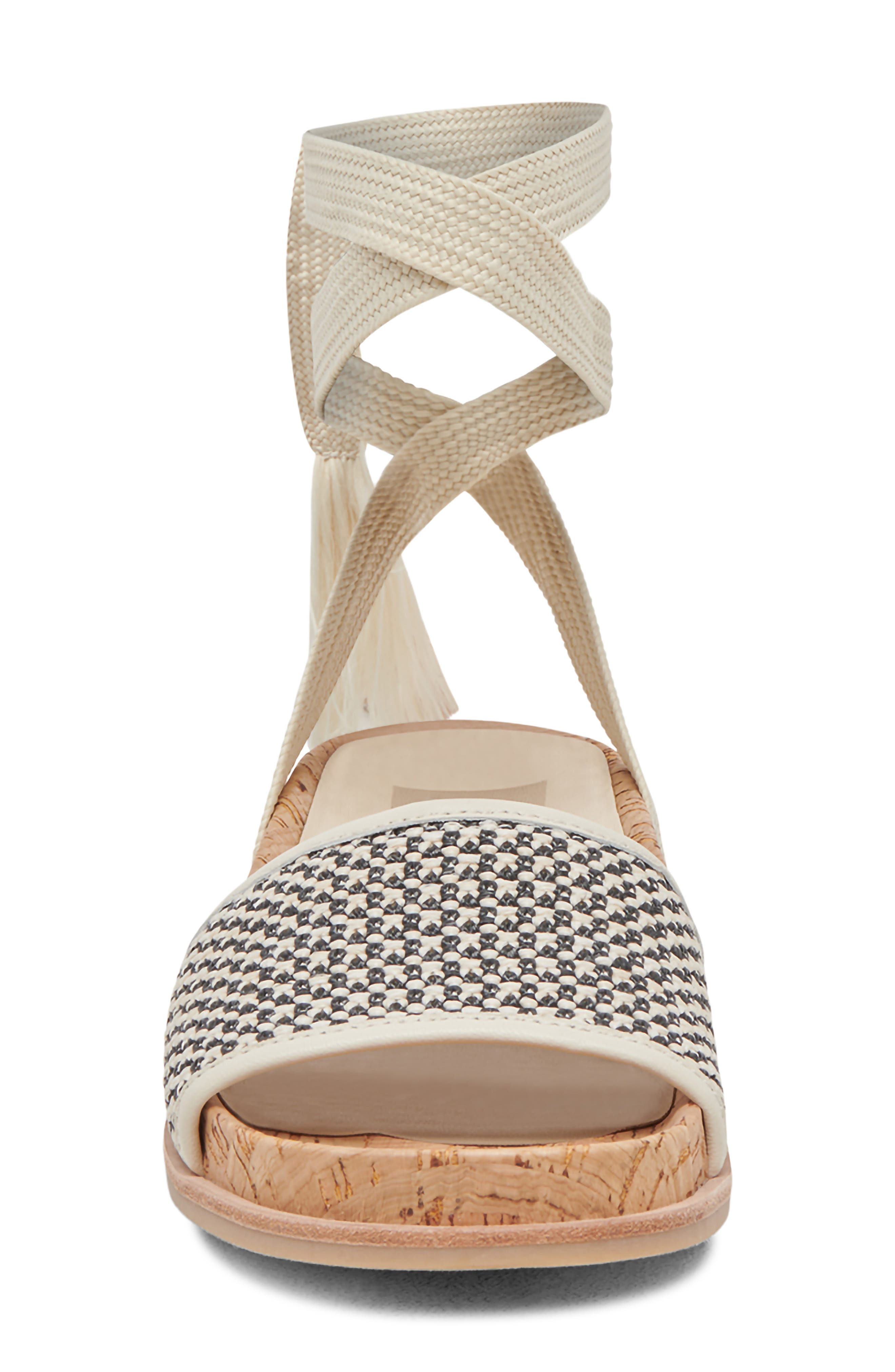 Dolce Vita Salacy Ankle Strap Sandal, Alternate, color, Black Natural