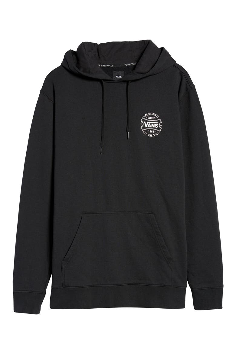 Original Men's Pullover Fleece Hoodie, Alternate, color, BLACK