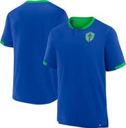 FANATICS Men's Fanatics Blue Seattle Sounders FC Stoppage Time Striker T-Shirt